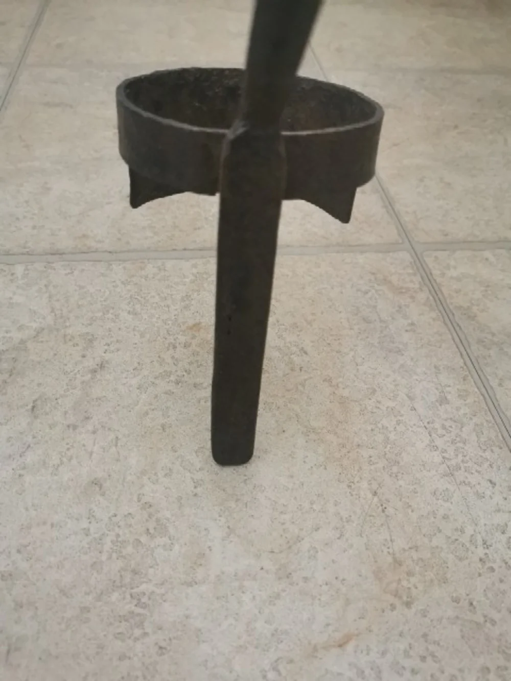 18th Century‎ Wrought Iron Hearth Tool Forged Primitive Fireplace